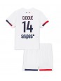 Billige Paris Saint-Germain Desire Doue #14 Bortedraktsett Barn 2025-26 Kortermet (+ Korte bukser)
